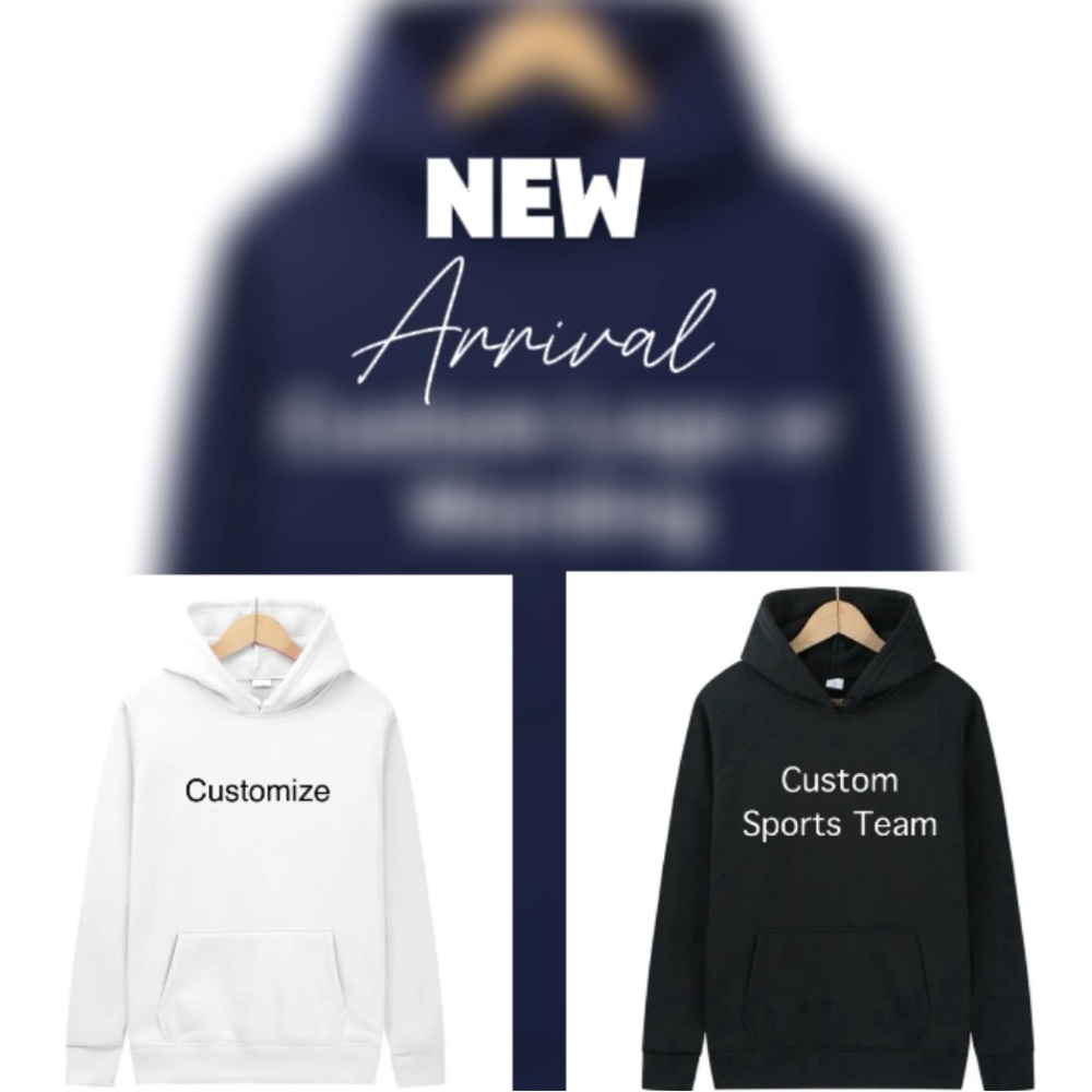 Customize your hoodies multiple colors and sizes available DM your idea